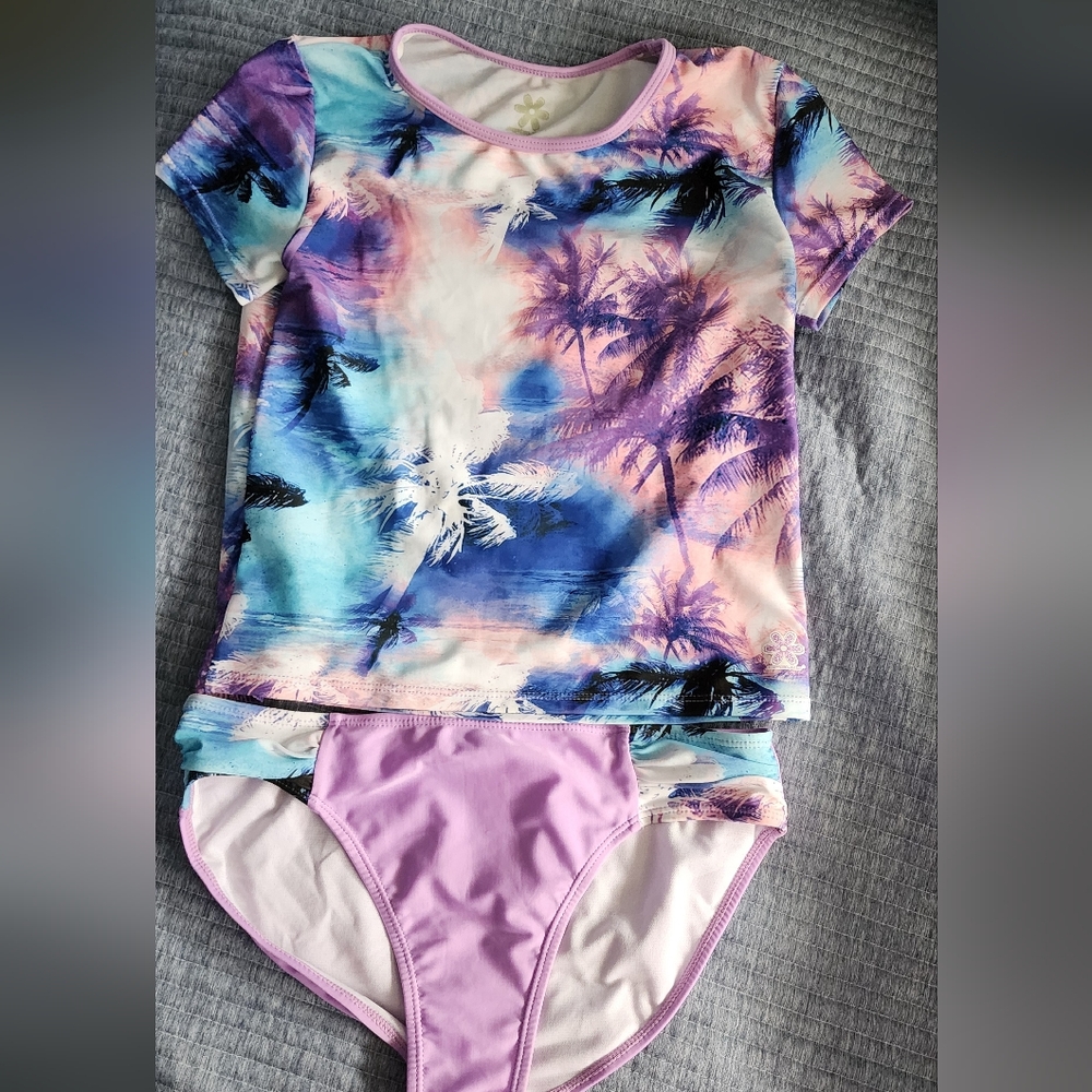 PIPELINE Tropical Print Swim Set SIZE 16